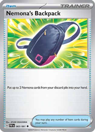 Nemona's Backpack (83) - Paldean Fates