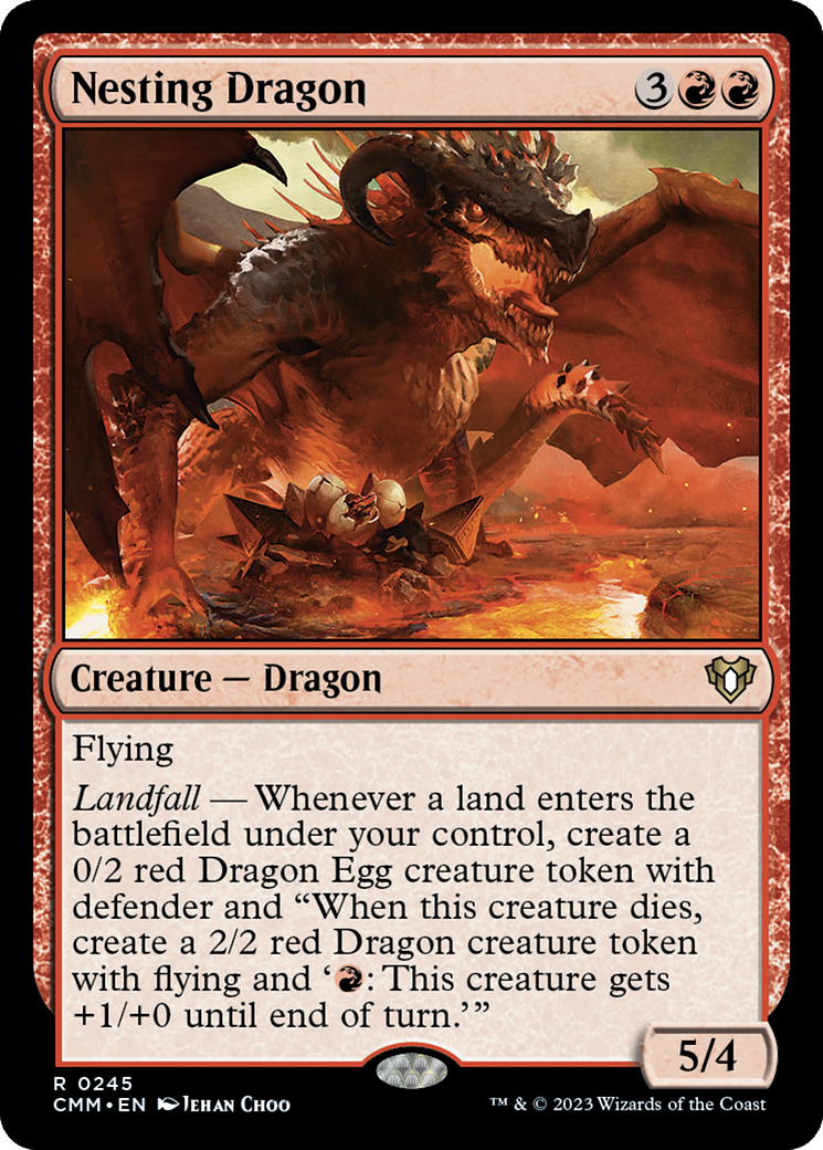 Nesting Dragon (245) - Commander Masters