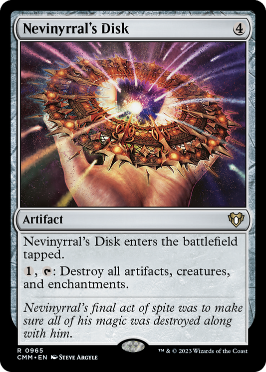 Nevinyrral's Disk (965) - Commander Masters