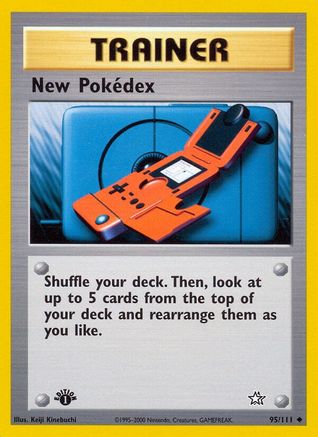 New Pokedex (95) (1st Edition) - Neo Genesis