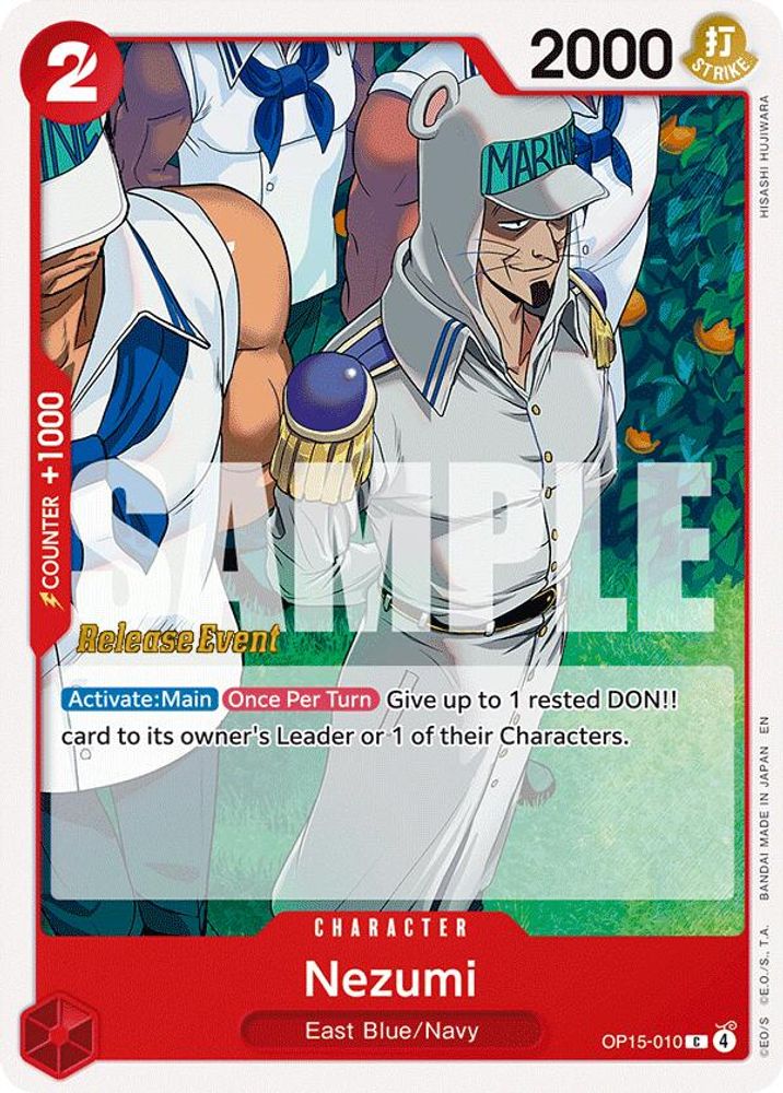 Nezumi (OP15-010) Release Event Cards