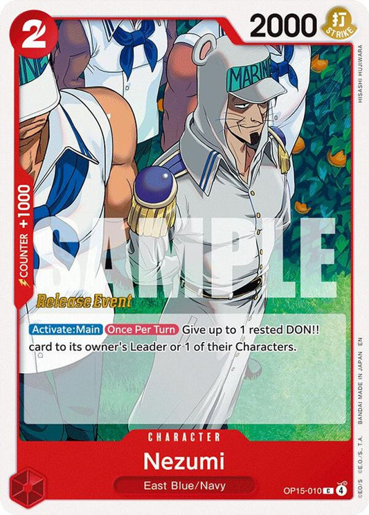 Nezumi (OP15-010) Release Event Cards