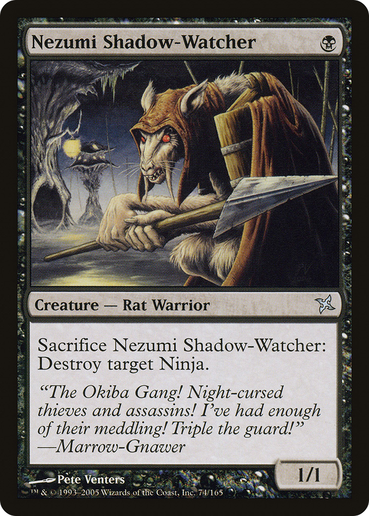 Nezumi Shadow-Watcher (074) Foil - Betrayers of Kamigawa