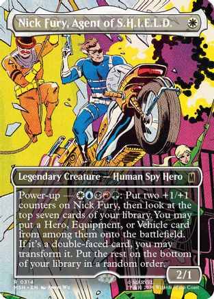Nick Fury, Agent of S.H.I.E.L.D. (Borderless) (314) Foil - Marvel Super Heroes