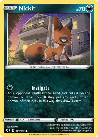 Nickit (125) Reverse Holofoil - Sword & Shield