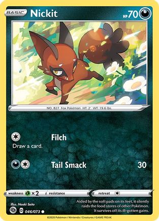 Nickit (46) Reverse Holofoil - Champions Path
