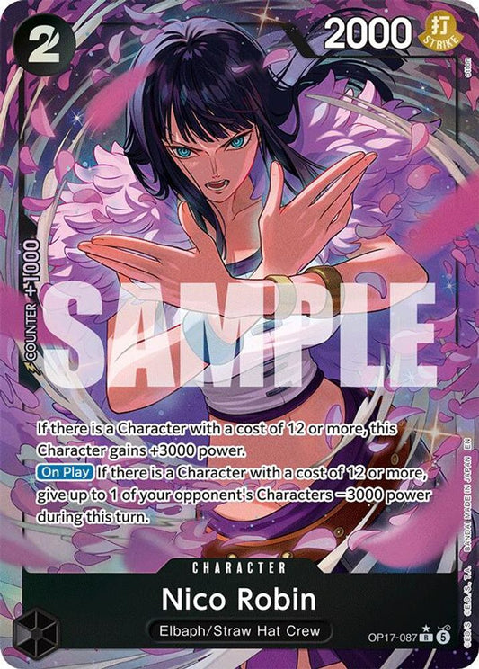 Nico Robin (Alternate Art) (OP17-087) Foil