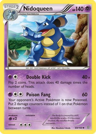 Nidoqueen (68) Reverse Holofoil - Primal Clash