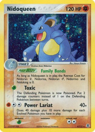 Nidoqueen (9) Holofoil - FireRed & LeafGreen