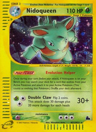 Nidoqueen (H21) Holofoil - Skyridge