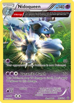Nidoqueen (Omega) (69) Reverse Holofoil - Primal Clash