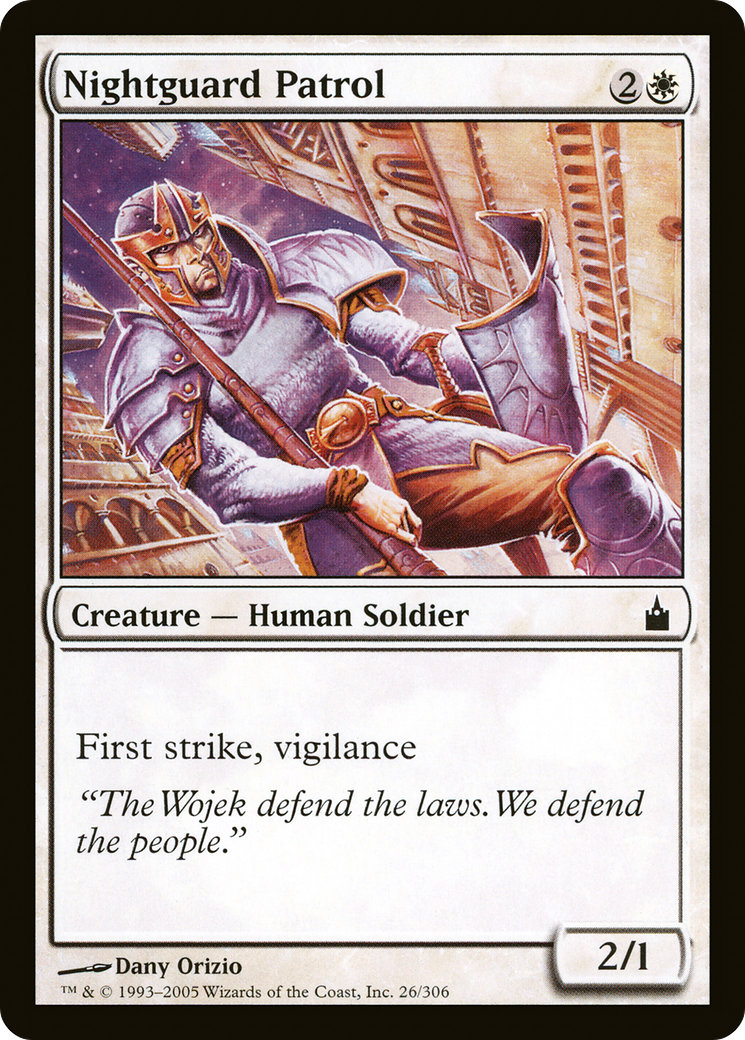 Nightguard Patrol (026) Foil - Ravnica: City of Guilds