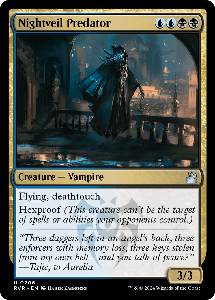Nightveil Predator (206) - Ravnica Remastered