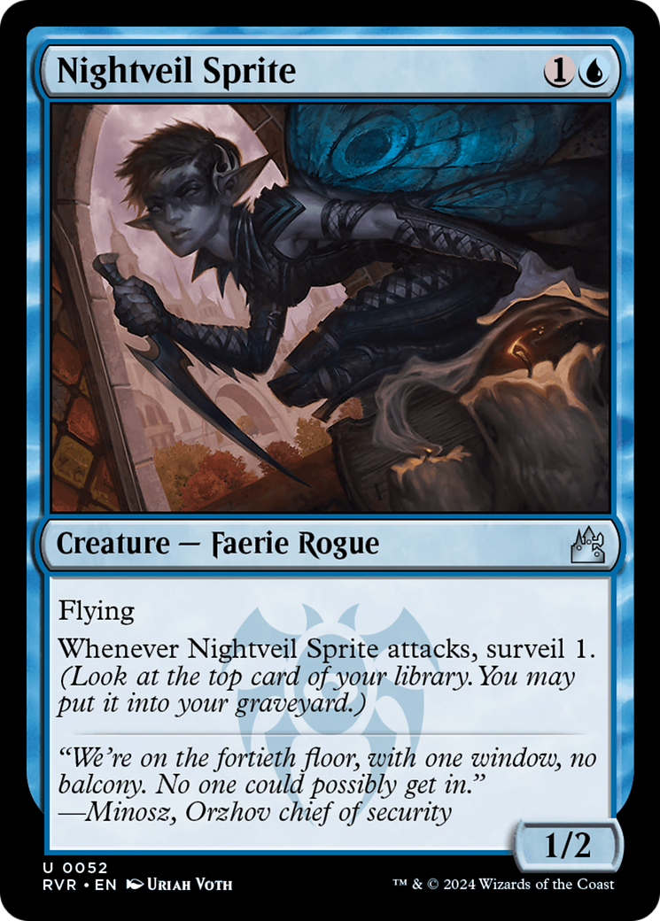 Nightveil Sprite (052) - Ravnica Remastered