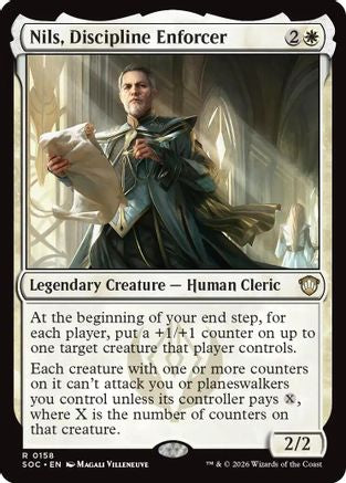 Nils, Discipline Enforcer (158) - Commander: Secrets of Strixhaven