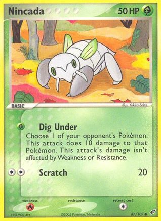 Nincada (67) Reverse Holofoil - Deoxys