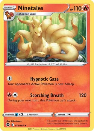 Ninetales (18) - Silver Tempest