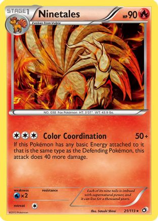 Ninetales (21) - Legendary Treasures