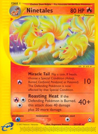 Ninetales (25) - Aquapolis