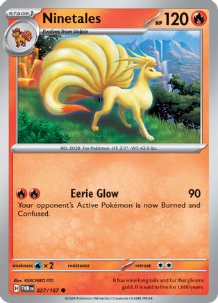 Ninetales (27) Reverse Holofoil - Twilight Masquerade