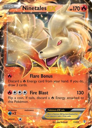 Ninetales EX (13) Holofoil - Generations