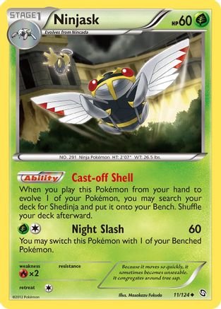 Ninjask (11) Reverse Holofoil - Dragons Exalted