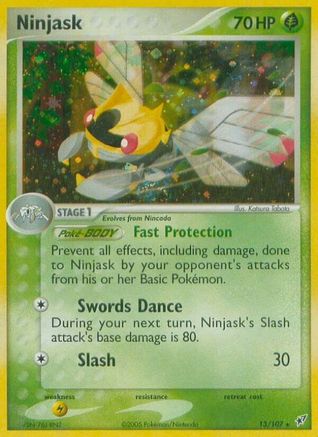 Ninjask (13) Holofoil - Deoxys