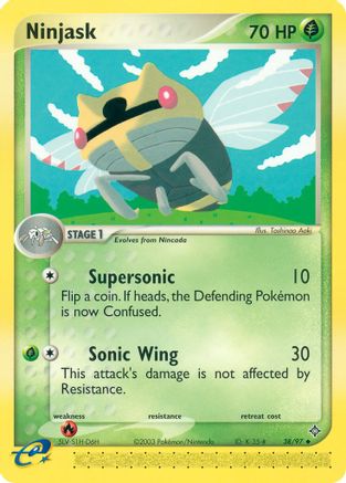 Ninjask (38) Reverse Holofoil - Dragon