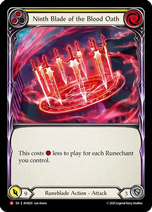 Ninth Blade of the Blood Oath (AVS020) - Armory Deck: Legends Viserai