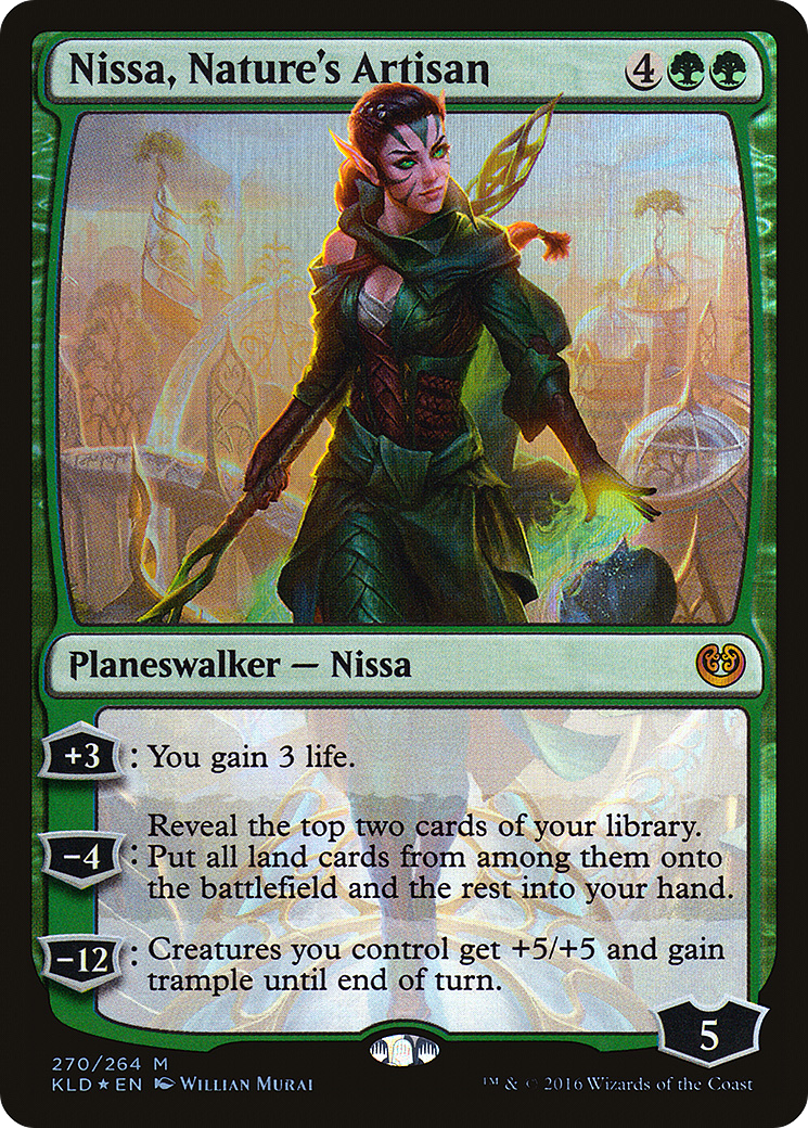 Nissa, Nature's Artisan (270) Foil - Kaladesh