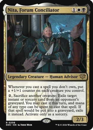 Nita, Forum Conciliator (206) Foil - Secrets of Strixhaven