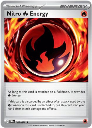 Nitro Fire Energy (86) Holofoil - Chaos Rising