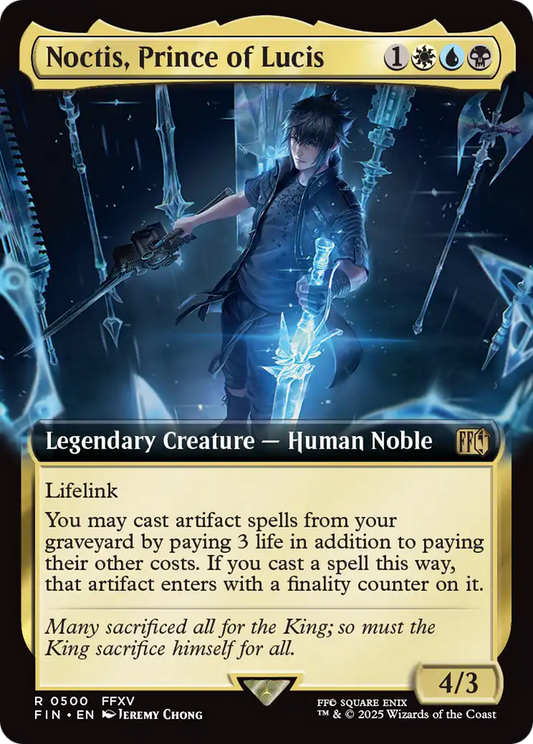Noctis, Prince of Lucis (Extended Art) (500) Foil - FINAL FANTASY