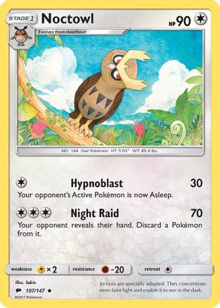 Noctowl (107) - Burning Shadows