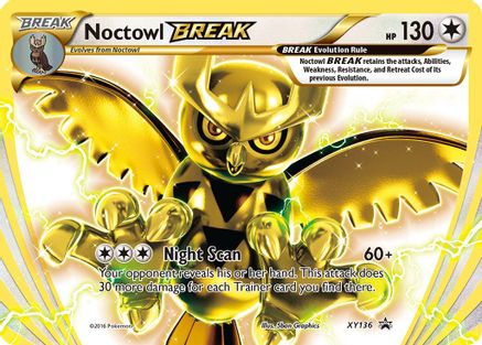 Noctowl BREAK (XY136) Holofoil - Black Star Promos