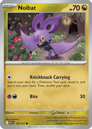 Noibat (156) Reverse Holofoil - Ascended Heroes