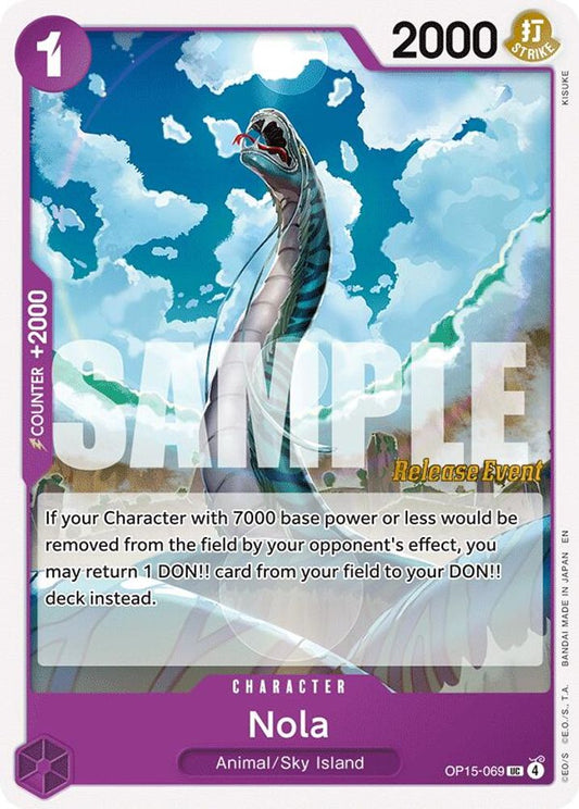 Nola (OP15-069) Release Event Cards