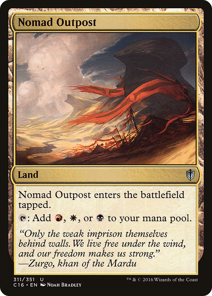 Nomad Outpost (311) - Commander 2016