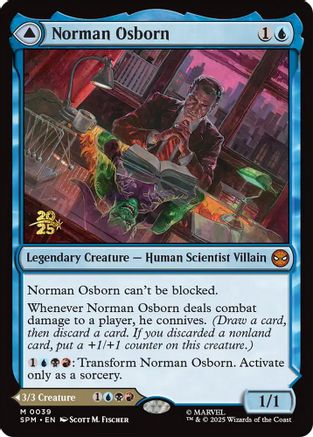 Norman Osborn // Green Goblin (Prerelease) (039) Foil - Marvel's Spider-Man