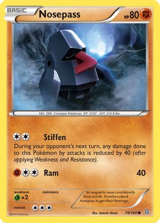Nosepass (78) Reverse Holofoil - Primal Clash