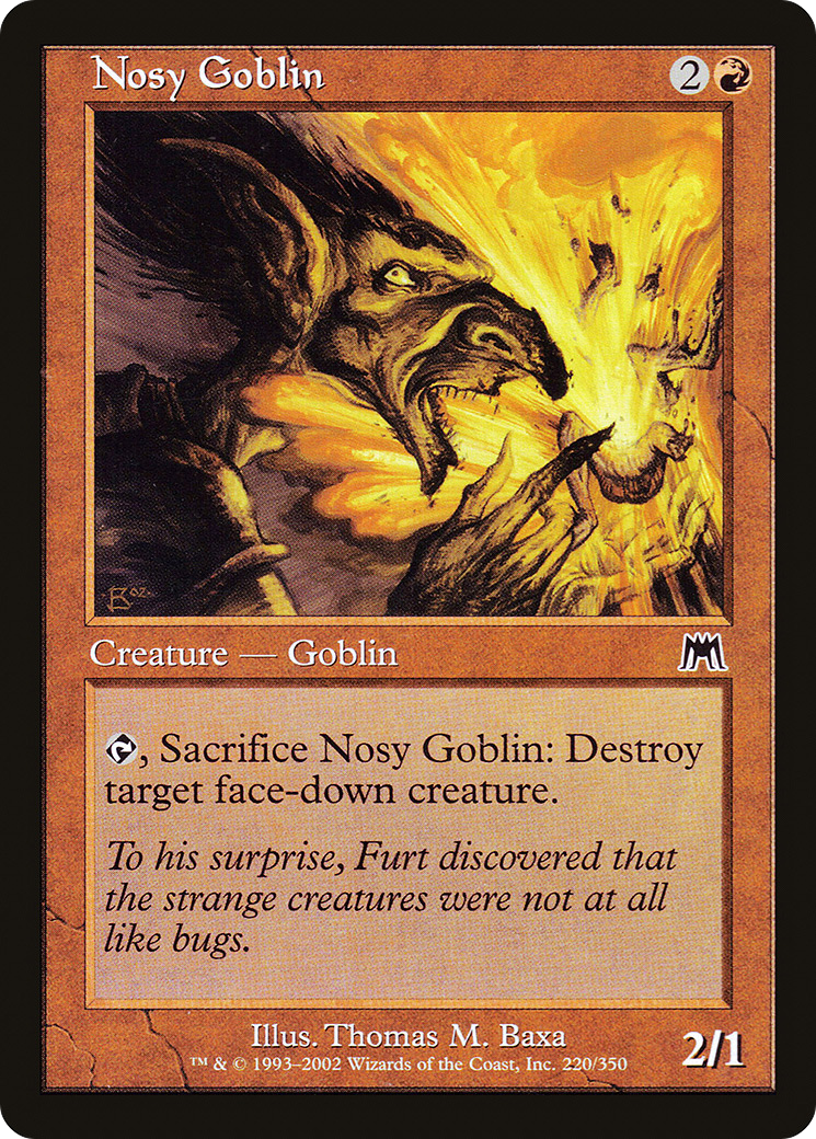 Nosy Goblin (220) Foil - Onslaught