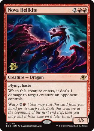 Nova Hellkite (Prerelease) (148) Foil - Edge of Eternities