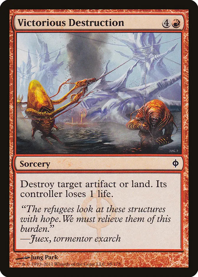 Victorious Destruction (099) Foil - New Phyrexia