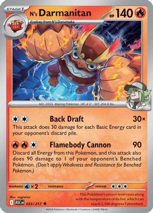 N's Darmanitan (33) - Ascended Heroes