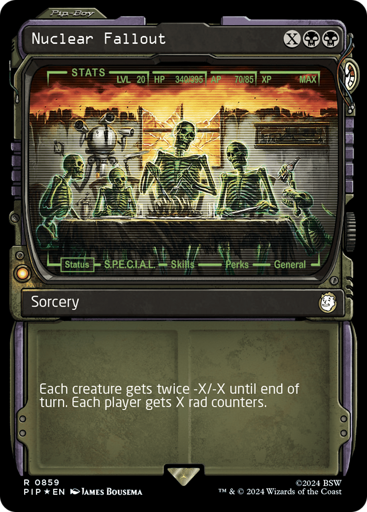 Nuclear Fallout (Showcase) (859) Surge Foil - Fallout
