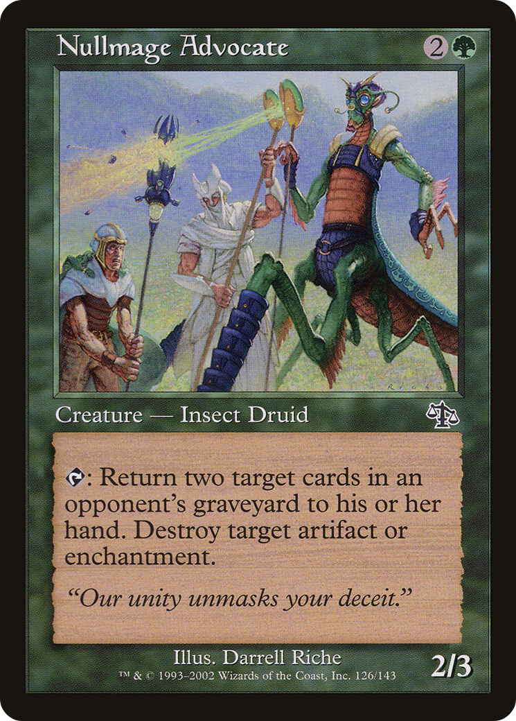 Nullmage Advocate (126) Foil - Judgment