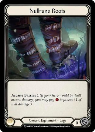 Nullrune Boots (1HR006) - Blitz Deck: Historic Pack 1 - Rhinar