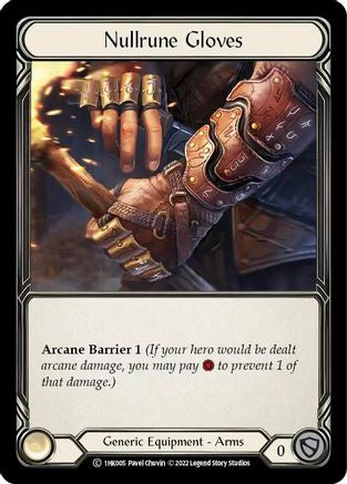 Nullrune Gloves (1HK005) - Blitz Deck: Historic Pack 1 - Kano