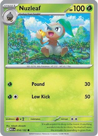 Nuzleaf (14) - Mega Evolution