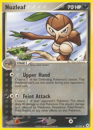 Nuzleaf (45) Reverse Holofoil - Hidden Legends